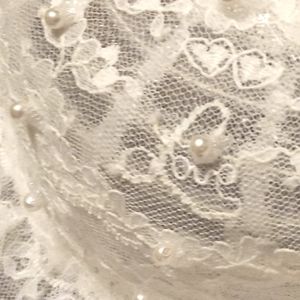 Vintage wedding Dress and hat/vel